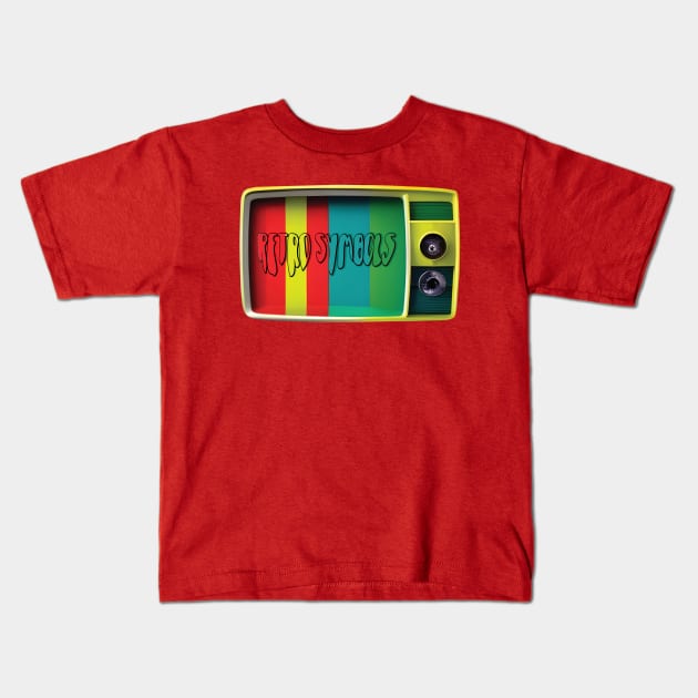 Retro Symbols Kids T-Shirt by NONGENGZ